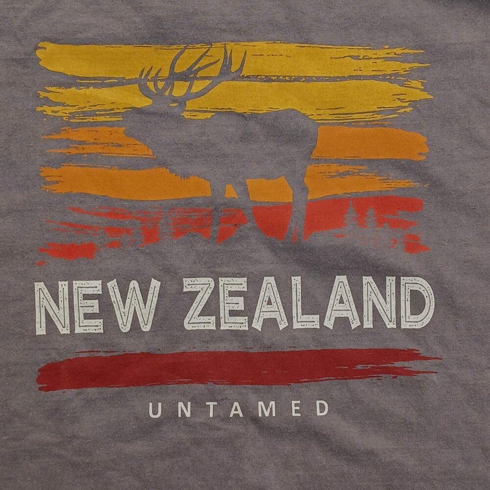 Seabreeze New Zealand Untamed Cotton Graphic T-Shirt Size Medium - Picture 2 of 6